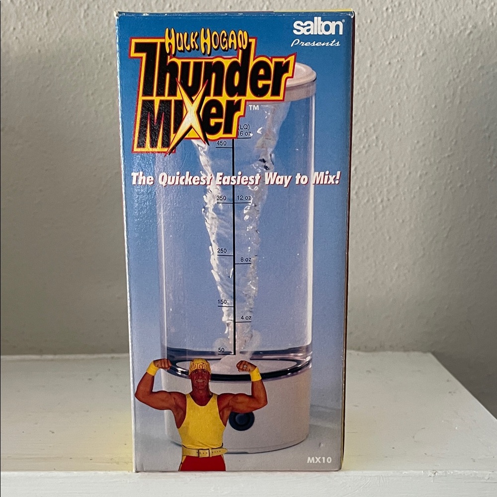 NEW! Hulk Hogan Thunder Mixer. Battery-operated.